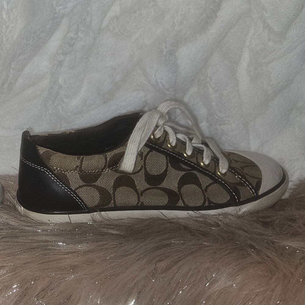 Womens Signature Barrett Sneakers-COACH